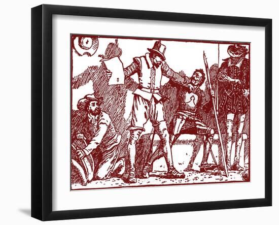 Don Quixote of the Mancha by Walter Crane-Walter Crane-Framed Giclee Print