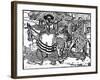 Don Quixote of the Mancha by Walter Crane-Walter Crane-Framed Giclee Print