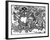 Don Quixote of the Mancha by Walter Crane-Walter Crane-Framed Giclee Print