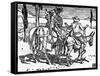 Don Quixote of the Mancha by Walter Crane-Walter Crane-Framed Stretched Canvas