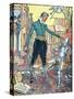 Don Quixote of the Mancha by Walter Crane-Walter Crane-Stretched Canvas