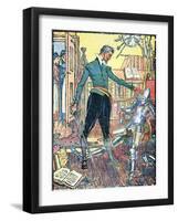 Don Quixote of the Mancha by Walter Crane-Walter Crane-Framed Giclee Print