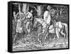 Don Quixote of the Mancha by Walter Crane-Walter Crane-Framed Stretched Canvas