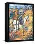 Don Quixote of the Mancha by Walter Crane-Walter Crane-Framed Stretched Canvas