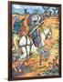 Don Quixote of the Mancha by Walter Crane-Walter Crane-Framed Giclee Print