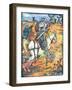 Don Quixote of the Mancha by Walter Crane-Walter Crane-Framed Giclee Print