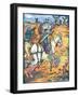 Don Quixote of the Mancha by Walter Crane-Walter Crane-Framed Giclee Print