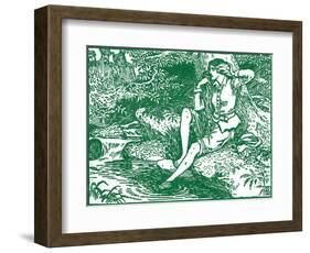 Don Quixote of the Mancha by Walter Crane-Walter Crane-Framed Giclee Print