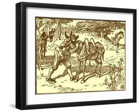 Don Quixote of the Mancha by Walter Crane-Walter Crane-Framed Giclee Print