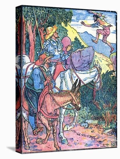Don Quixote of the Mancha by Walter Crane-Walter Crane-Stretched Canvas