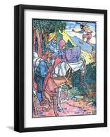 Don Quixote of the Mancha by Walter Crane-Walter Crane-Framed Giclee Print