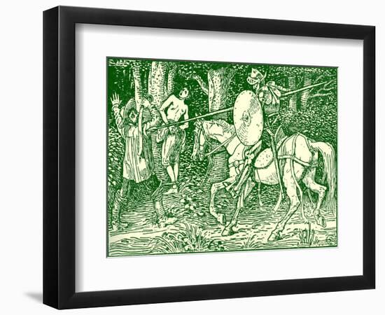 Don Quixote of the Mancha by Walter Crane-Walter Crane-Framed Giclee Print