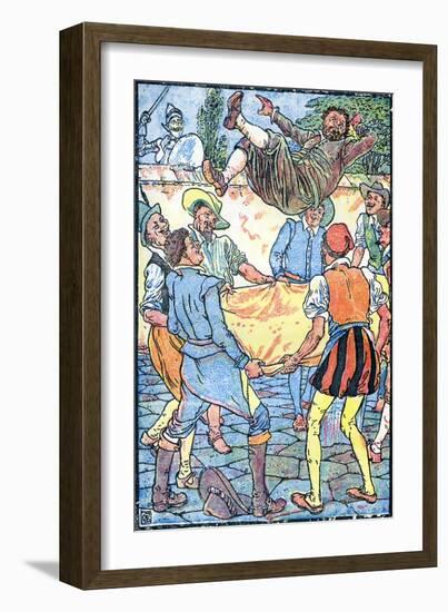 Don Quixote of the Mancha by Walter Crane-Walter Crane-Framed Giclee Print