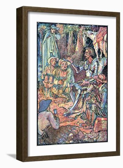 Don Quixote of the Mancha by Walter Crane-Walter Crane-Framed Giclee Print