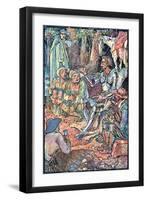 Don Quixote of the Mancha by Walter Crane-Walter Crane-Framed Giclee Print