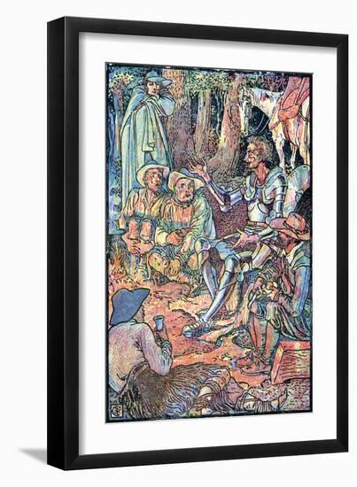 Don Quixote of the Mancha by Walter Crane-Walter Crane-Framed Giclee Print