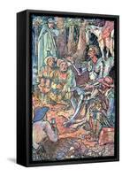 Don Quixote of the Mancha by Walter Crane-Walter Crane-Framed Stretched Canvas