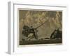 Don Quixote on Horseback with His Lance-Julius Diez-Framed Art Print
