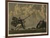 Don Quixote on Horseback with His Lance-Julius Diez-Framed Art Print