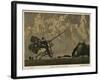 Don Quixote on Horseback with His Lance-Julius Diez-Framed Art Print