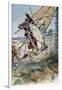 Don Quixote Running His Lance into the Sail-Paul Hardy-Framed Giclee Print