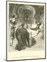 Don Quixote's Adventure in the Cave of Montesinos-Sir John Gilbert-Mounted Giclee Print
