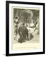 Don Quixote's Adventure in the Cave of Montesinos-Sir John Gilbert-Framed Giclee Print