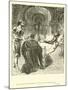 Don Quixote's Adventure in the Cave of Montesinos-Sir John Gilbert-Mounted Giclee Print