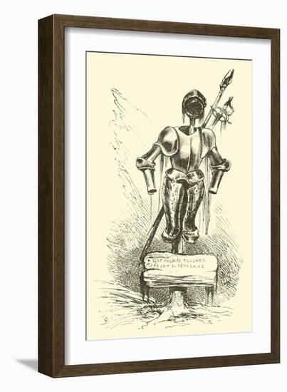 Don Quixote's Armour-Sir John Gilbert-Framed Giclee Print