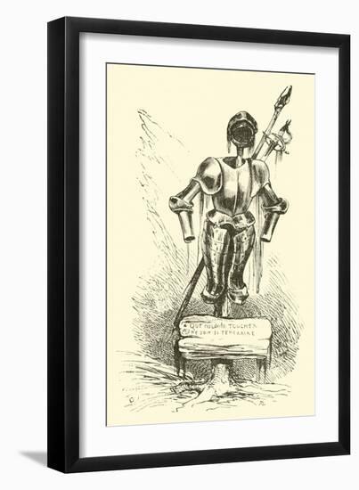 Don Quixote's Armour-Sir John Gilbert-Framed Giclee Print