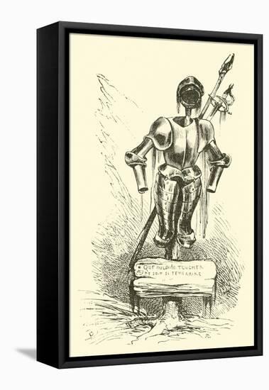 Don Quixote's Armour-Sir John Gilbert-Framed Stretched Canvas