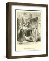 Don Quixote's Arrival Home-Sir John Gilbert-Framed Giclee Print