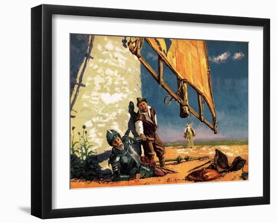 Don Quixote's Crazy World-Neville Dear-Framed Giclee Print