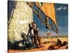 Don Quixote's Crazy World-Neville Dear-Stretched Canvas