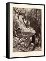 Don Quixote's Madness-Gustave Dore-Framed Stretched Canvas