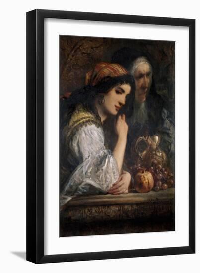 Don Quixote's Niece and Housekeeper, 1891-John Gilbert-Framed Giclee Print