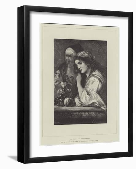 Don Quixote's Niece and Housekeeper-Sir John Gilbert-Framed Giclee Print