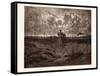 Don Quixote Setting Out on His Adventures-Gustave Dore-Framed Stretched Canvas