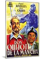 Don Quixote, Spanish Movie Poster, 1934-null-Mounted Art Print