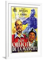 Don Quixote, Spanish Movie Poster, 1934-null-Framed Art Print