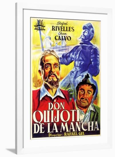 Don Quixote, Spanish Movie Poster, 1934-null-Framed Art Print