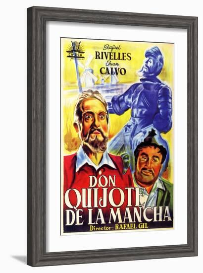 Don Quixote, Spanish Movie Poster, 1934-null-Framed Art Print