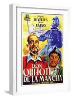 Don Quixote, Spanish Movie Poster, 1934-null-Framed Art Print