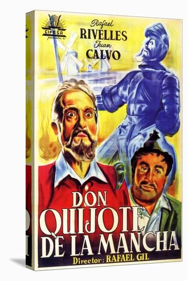 Don Quixote, Spanish Movie Poster, 1934-null-Stretched Canvas