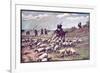 Don Quixote the Adventure with the Sheep-F. Panizza-Framed Premium Giclee Print