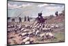 Don Quixote the Adventure with the Sheep-F. Panizza-Mounted Premium Giclee Print