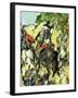 Don Quixote, View from the Back, C.1875-Paul Cézanne-Framed Giclee Print