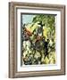 Don Quixote, View from the Back, C.1875-Paul Cézanne-Framed Giclee Print