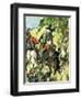 Don Quixote, View from the Back, C.1875-Paul Cézanne-Framed Giclee Print