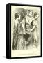 Don Quixote Washed by the Four Damsels-Sir John Gilbert-Framed Stretched Canvas